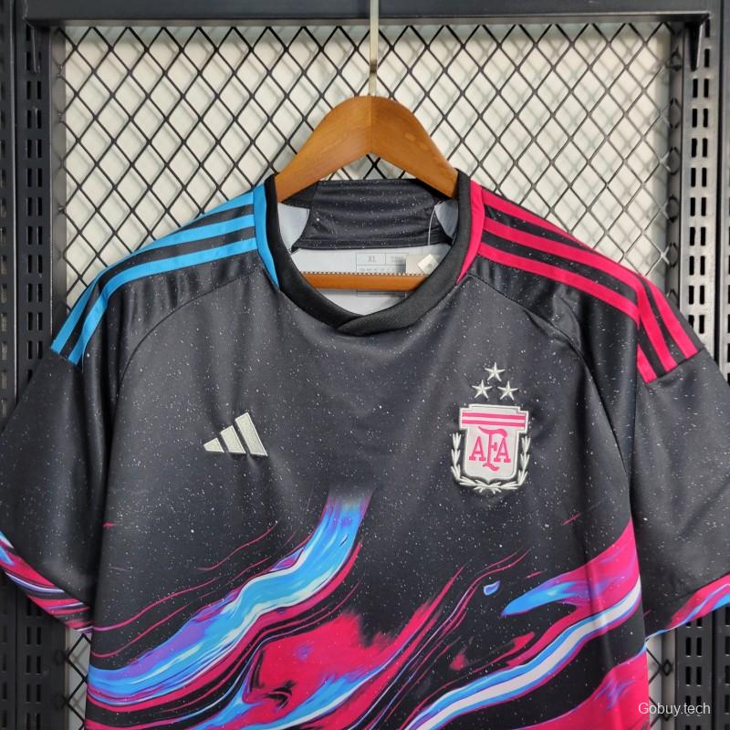 2023 Argentina Commemorative Special Purple Black Jersey