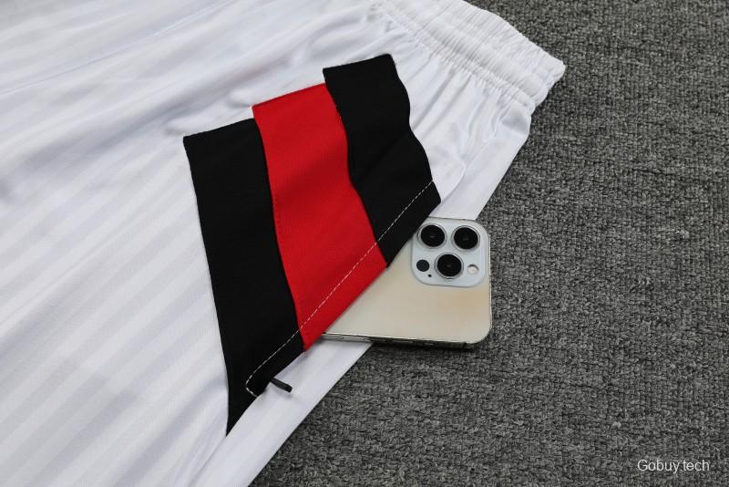 23-24 Flamengo White Remake Icon White Short Sleeve Jersey+Shorts