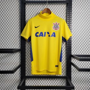 Retro 14-15 Corinthians Goalkeeper Yellow Jersey