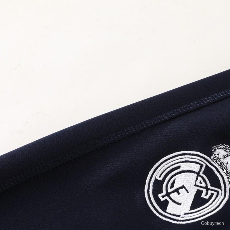 23/24 Real Madrid White/Navy Full Zipper +Pants