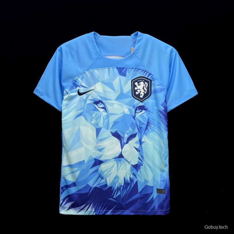 2024 Netherlands Special Blue Jersey