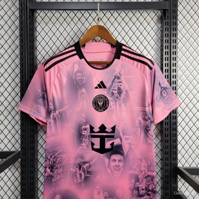 24/25 Inter Miami Champion Version Pink Jersey