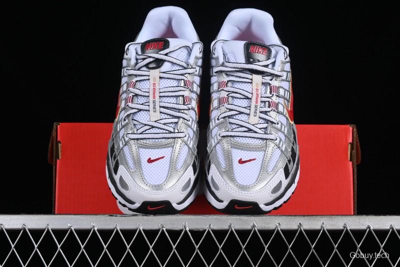 Nike P-6000 Retro Casual Sneakers Dad Shoes with Layered Design - BV1021-101