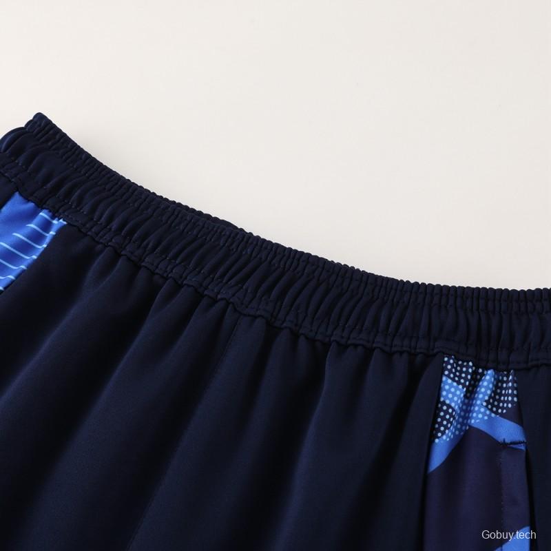 24/25 Adidas Blue Full Zipper Jacket +Long Pants