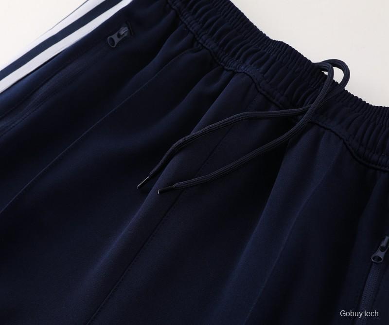 24/25 Adidas Original Navy Full Zipper Jacket +Long Pants