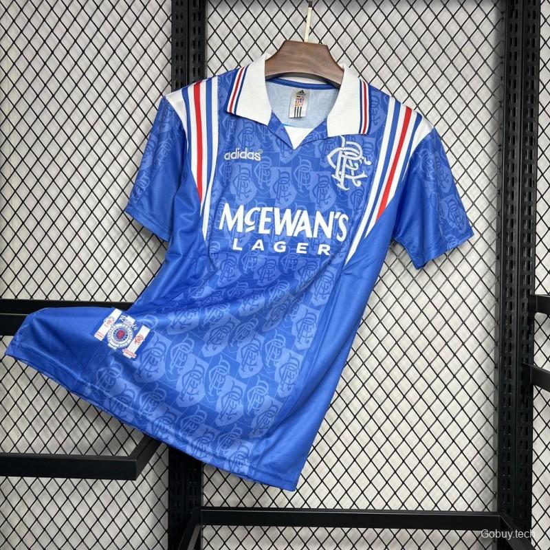 Retro 96/97 Glasgow Rangers Home Jersey