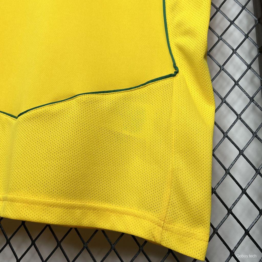 Retro 2004 Brazil Home Jersey