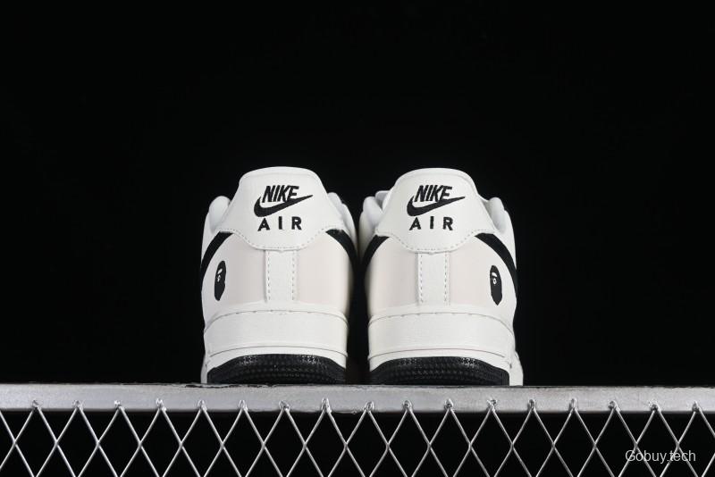 Nike Air Force 1 '07 Low BAPE Collaboration - White Black Camo Casual Sneakers - BA8806-845