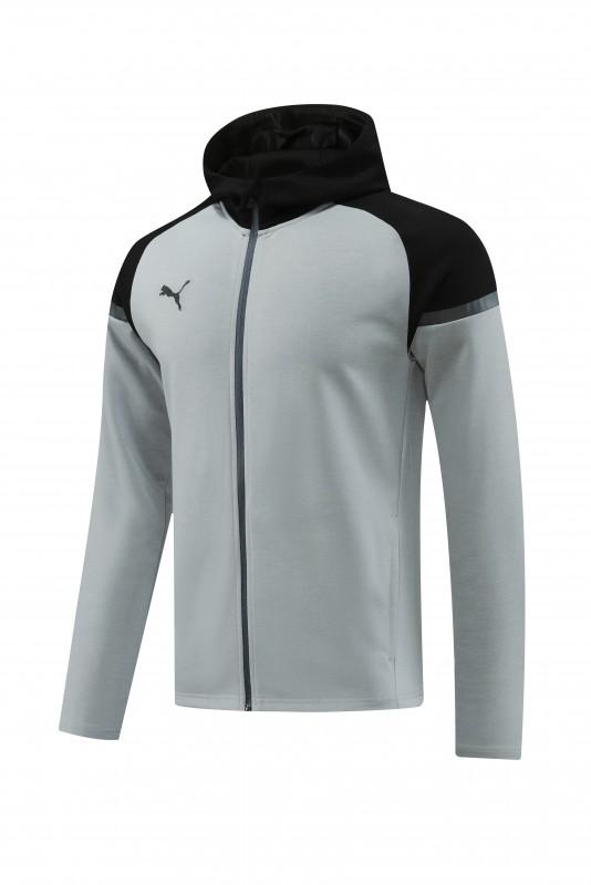24/25 Puma Grey/Black Full Zipper Jacket +Long Pants
