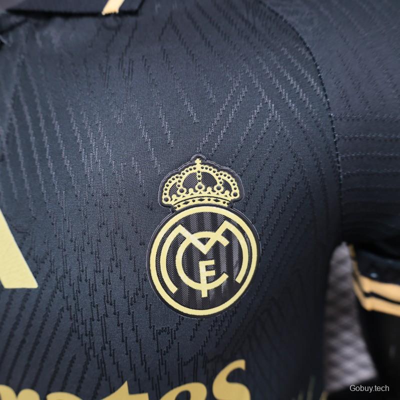 Player Version 24/25 Real Madrid Black/Golden Specail Jersey