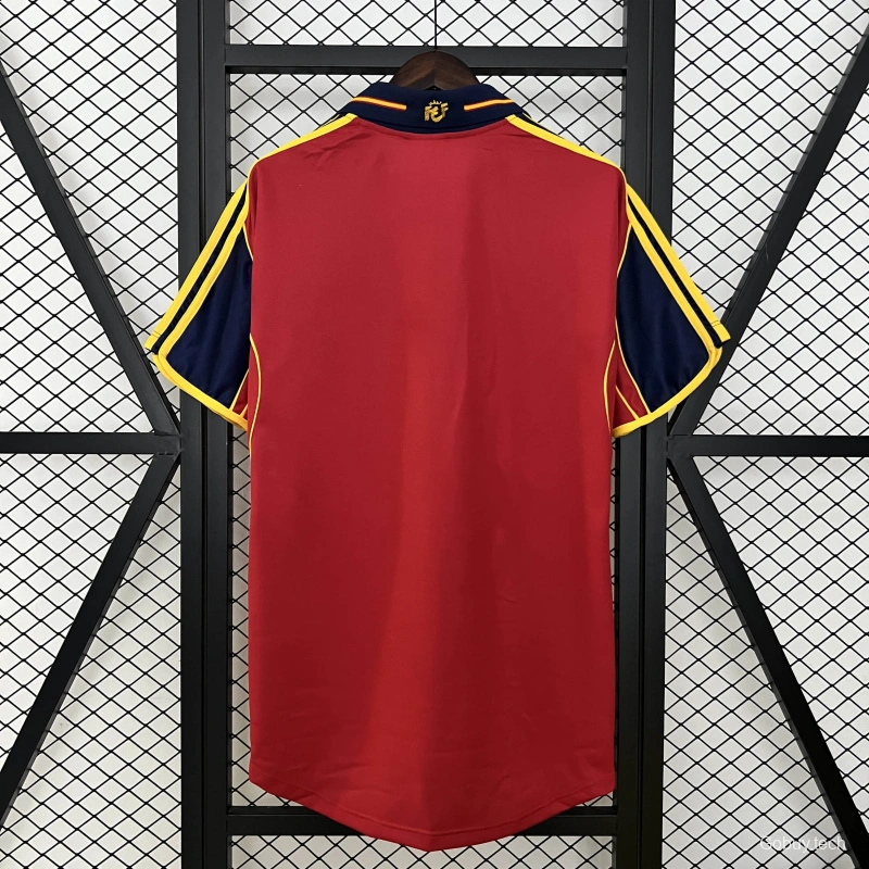 2000 Retro Spain Home Jersey