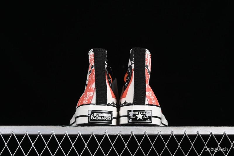 Converse Chuck Taylor High Top Casual Sneakers with Dungeons & Dragons 50th Anniversary Collaboration Design - A09883C