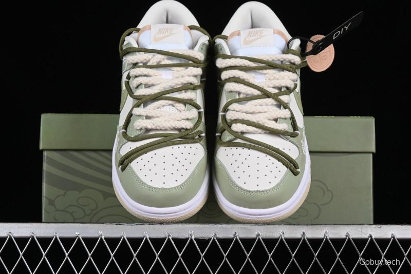 Nike Dunk Low FZBB Chinese Tea Gift Box Palace Longjing Tea SB Lace-Up Low-Top Casual Sneakers - DV0831-003