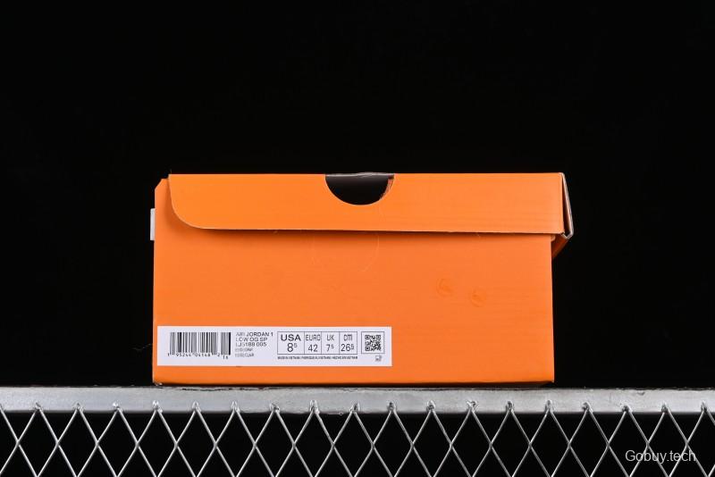 Nike Travis Scott x Fragment Design x Air Jordan 1 Low OG SP AJ1 LV Beige Grey Low-top Casual Sneakers - LJ5188-005