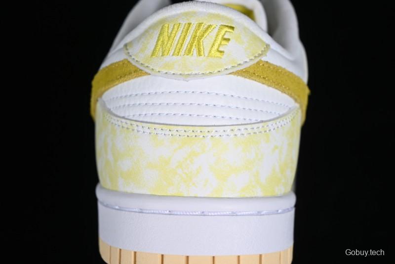 Nike SB Dunk Low Premium Yellow White SB Shattered Backboard Fashion Casual Skate Shoes - DM9467-700