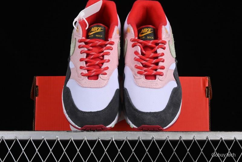 Nike Air Max 1 Retro Running Shoes with Half-Sole Air Cushion - FZ4133-640