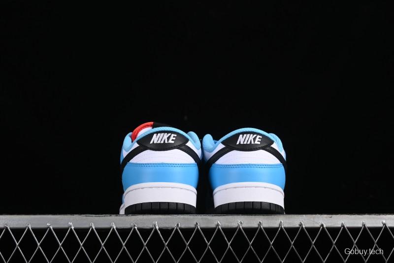 Nike Dunk Low Next Nature "N7" SB Casual Skate Shoes with Vibrant Color Blocking - HJ9088-488
