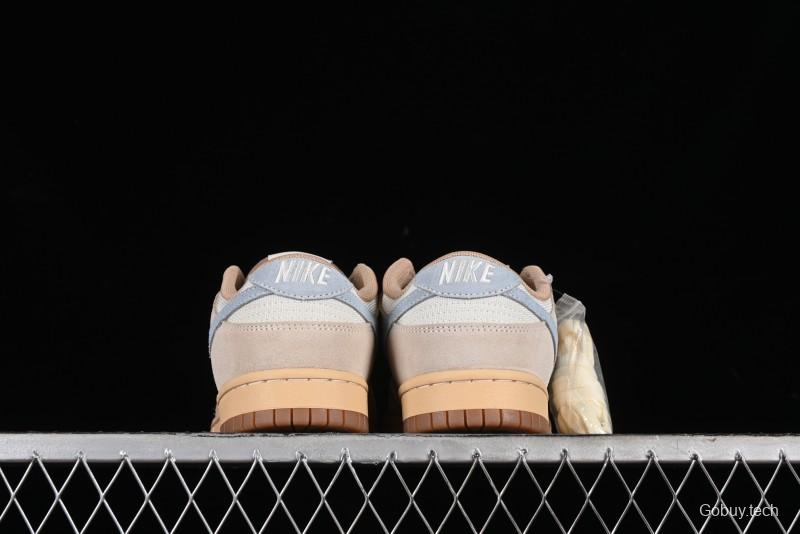 Nike Dunk Low SB Sanddrift Blue Vintage Suede and Light Blue Accent Casual Skate Shoes - HF0106-100