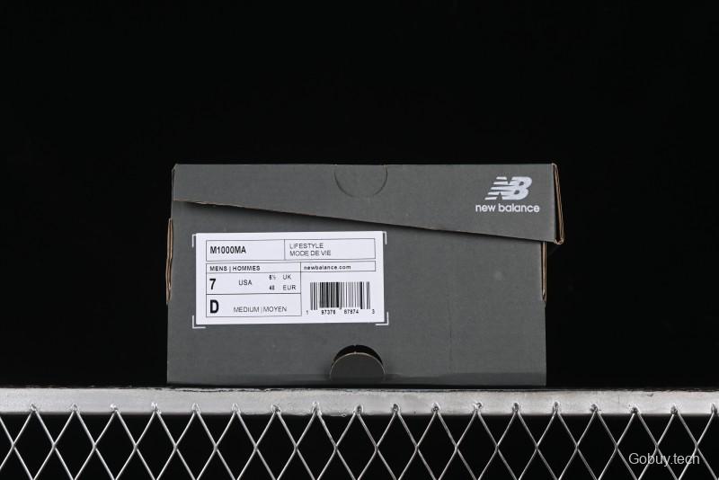 New Balance 1000 Series Retro Dad Style Low-Top Casual Running Shoes - M1000MA