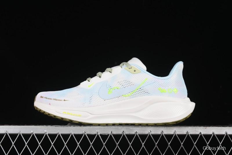 Nike Air Zoom Pegasus 41 Breathable Lightweight Running Shoes with Cushioning - HQ3465-143