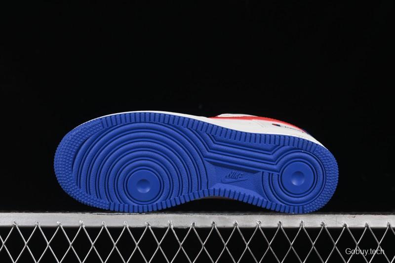 Nike Air Force 1 '07 Low Champion Collaboration - Blue White Red Low-Top Casual Sneakers - KK1988-002