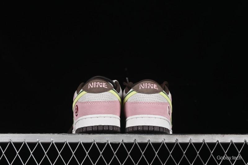 Nike Dunk Low 85 Double Swoosh Series Year of the Snake SB Low-Top Casual Skate Shoes - HV1799-161