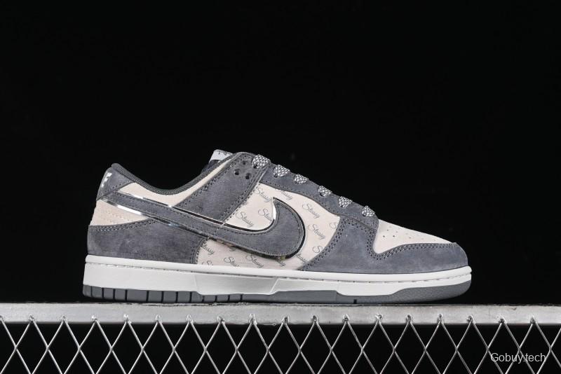 Nike SB Dunk Low Stussy Anniversary Edition Premium Customized Low-Top Casual Sneakers - XX2025-508