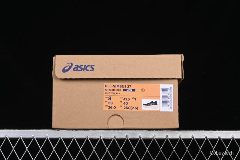 Asics Gel-Nimbus 27 Retro Breathable Casual Shoes with Cushioning for Men - 1012B819-001