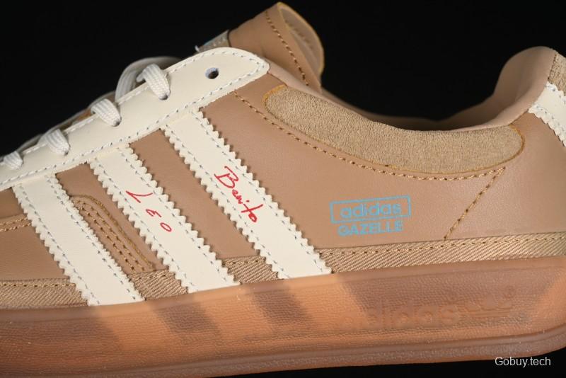 Adidas Gazelle Indoor JR0182 Bad Bunny x Lionel Messi Retro Low-Top Sneakers - JR0182