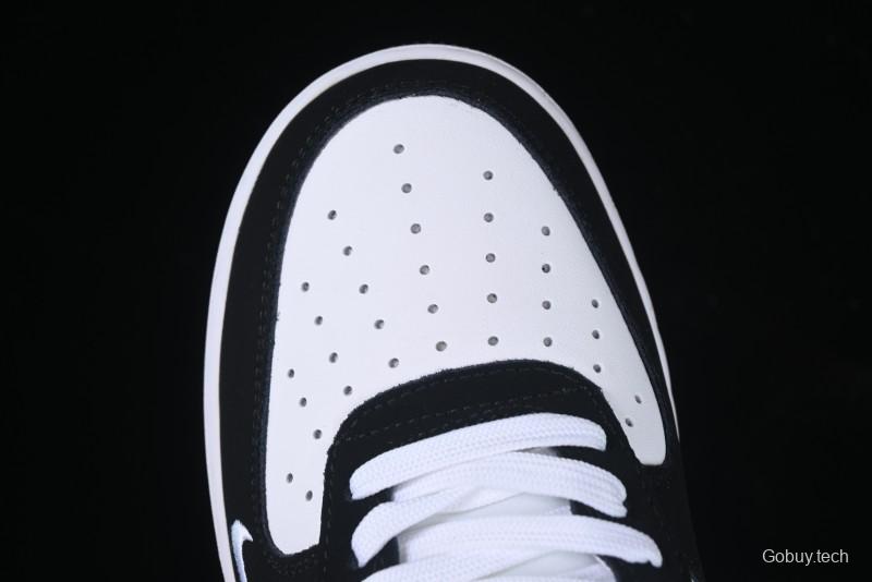 Nike Air Force 1 '07 Low Burberry Collaboration Black White Cow Print Casual Sneakers - DF0188-029
