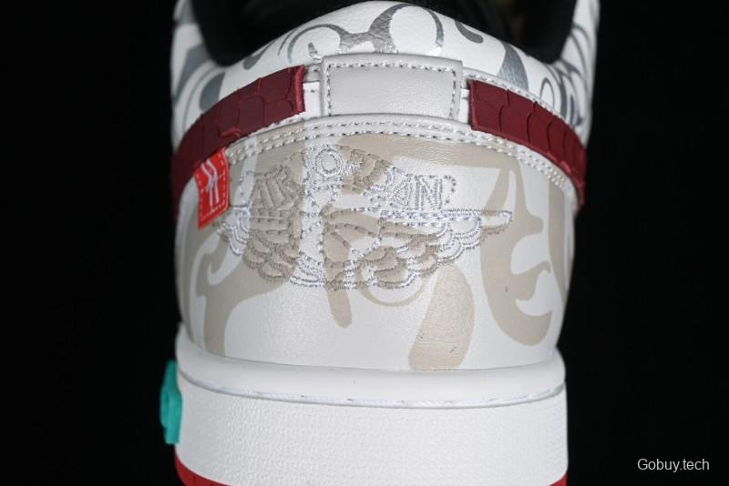 Nike Air Jordan 1 Low AJ1 CNY Year of the Dragon Limited Edition 'Mischievous Panda' Retro Basketball Shoes - 553558-066
