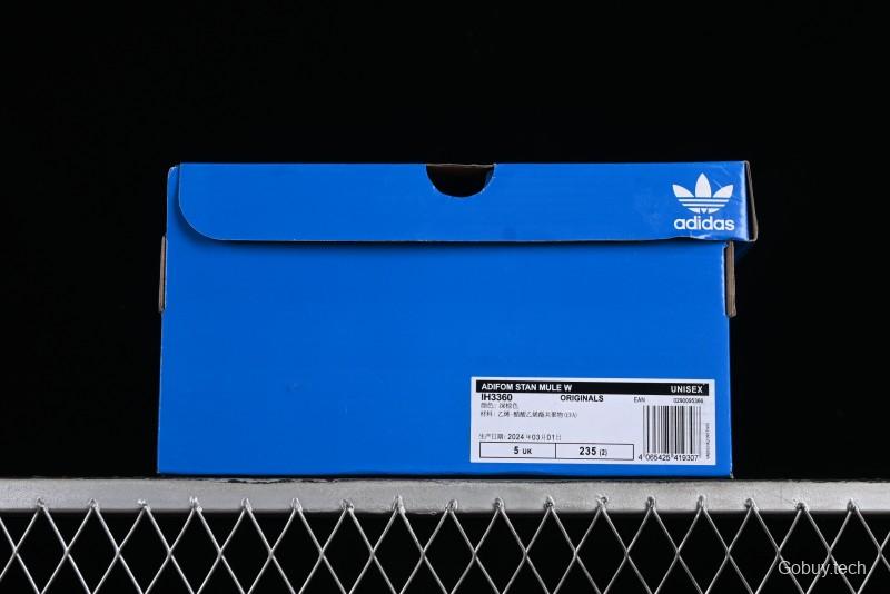 Adidas Adifom Stan Smith Platform Mule Slippers with Eco-Friendly Foam - IH3360