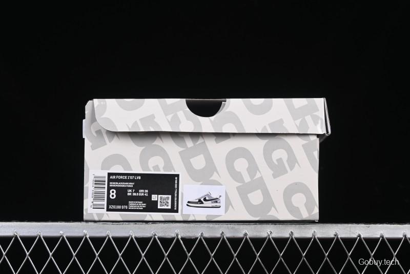 Nike Air Force 1'07 Low The North Face Collaboration Black Beige Grey Casual Sneakers - XZ6188-976