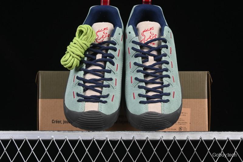 KEEN Jasper Lightweight Outdoor Adventure Shoes – Mint Green & Navy