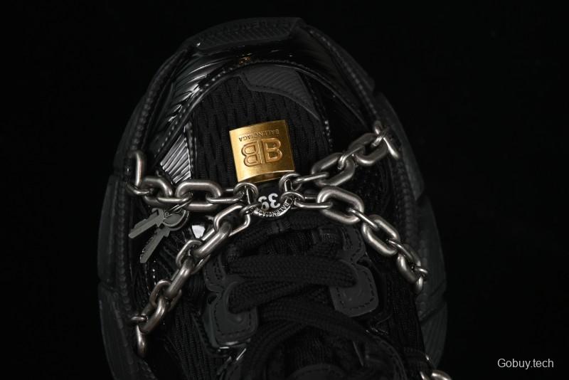 Balenciaga Phantom Sneaker 3XL Running Shoes with Transparent Heel Strap - W3XPL1882