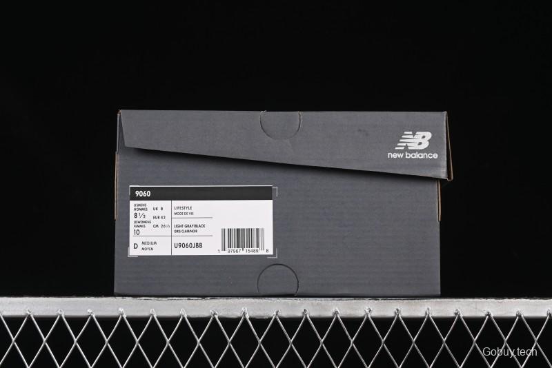New Balance NB9060 Series Retro Casual Running Shoes with ABZORB Cushioning - U9060JBB