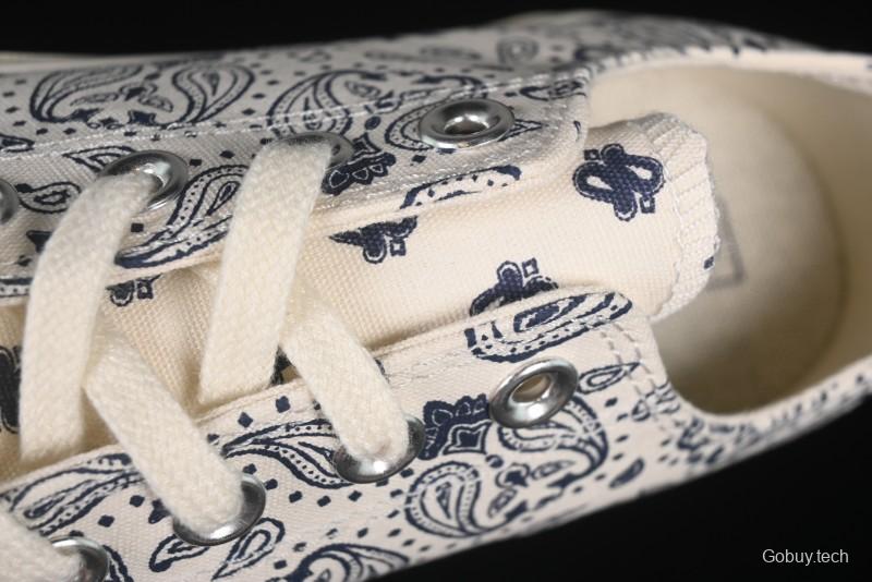 Converse Chuck 1970s Low Top Casual Sneakers with Paisley Pattern - A15752C
