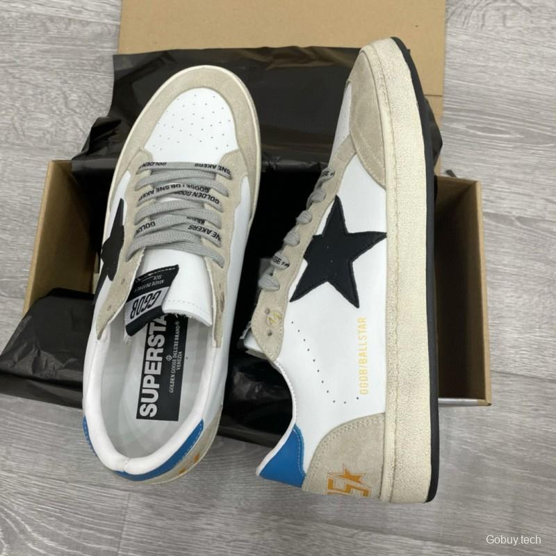 2024 Unisex GGDB White Beige Black Blue Leather Suede Sneakers MJ00260