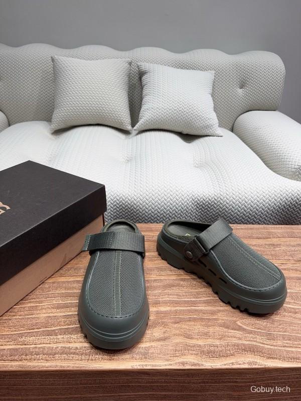 2025 UGG Green Mesh Slippers KFY00220