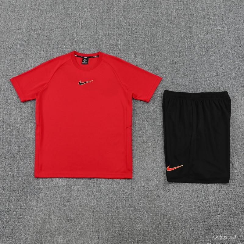 25/26 Nike Red Short Sleeve Jersey+Shorts