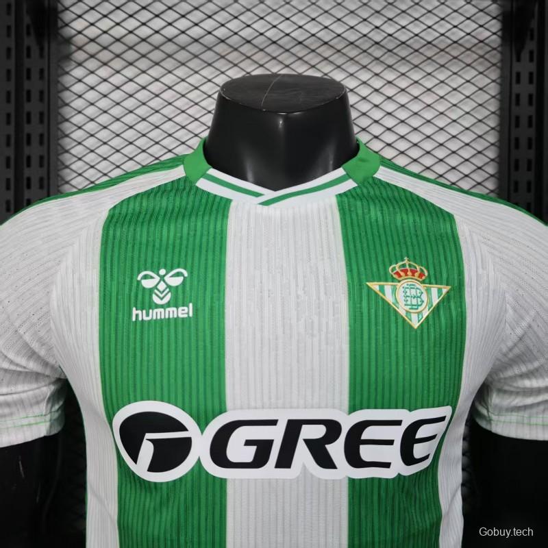 Player Version 25/26 Real Betis Home Jersey