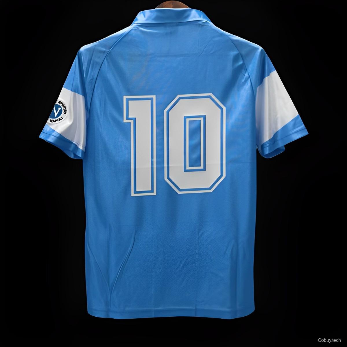 Retro 90/91 Napoli Home Second Jersey