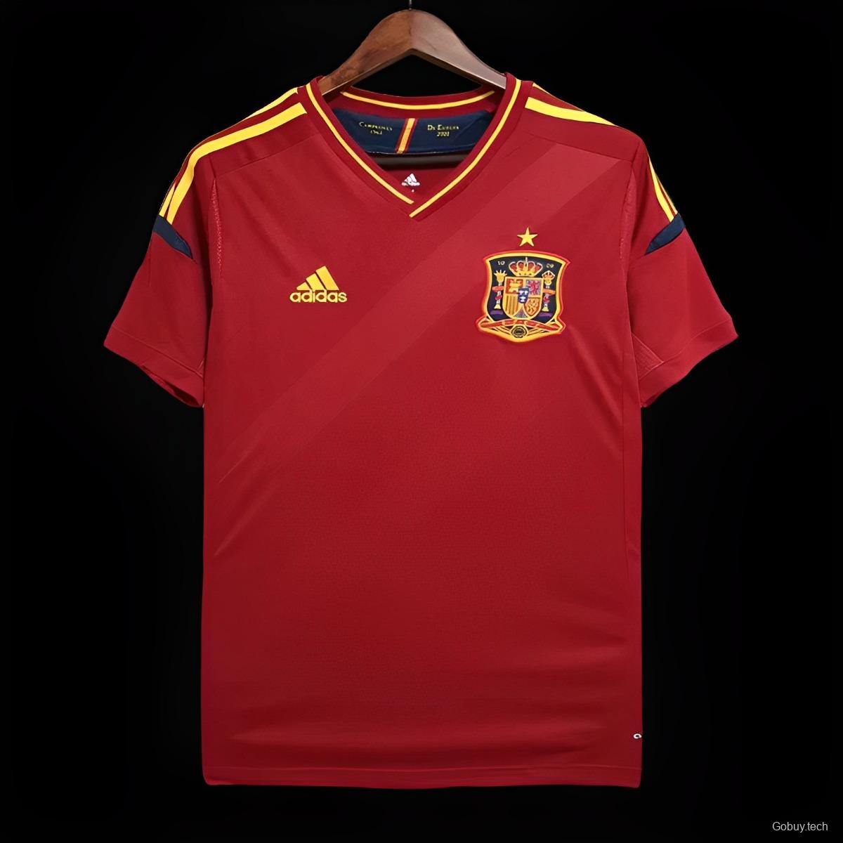 Retro 2012 Spain Home Jersey