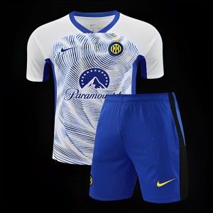 24/25 Inter Milan White Short Sleeve Jeresy+Shorts