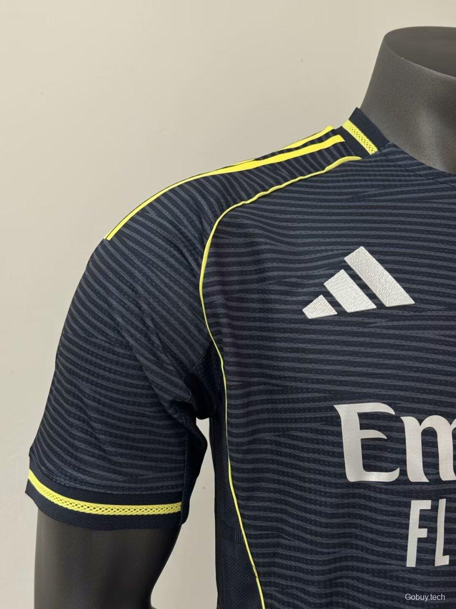 Player Version 25/26 Real Madrid Away Black Jersey