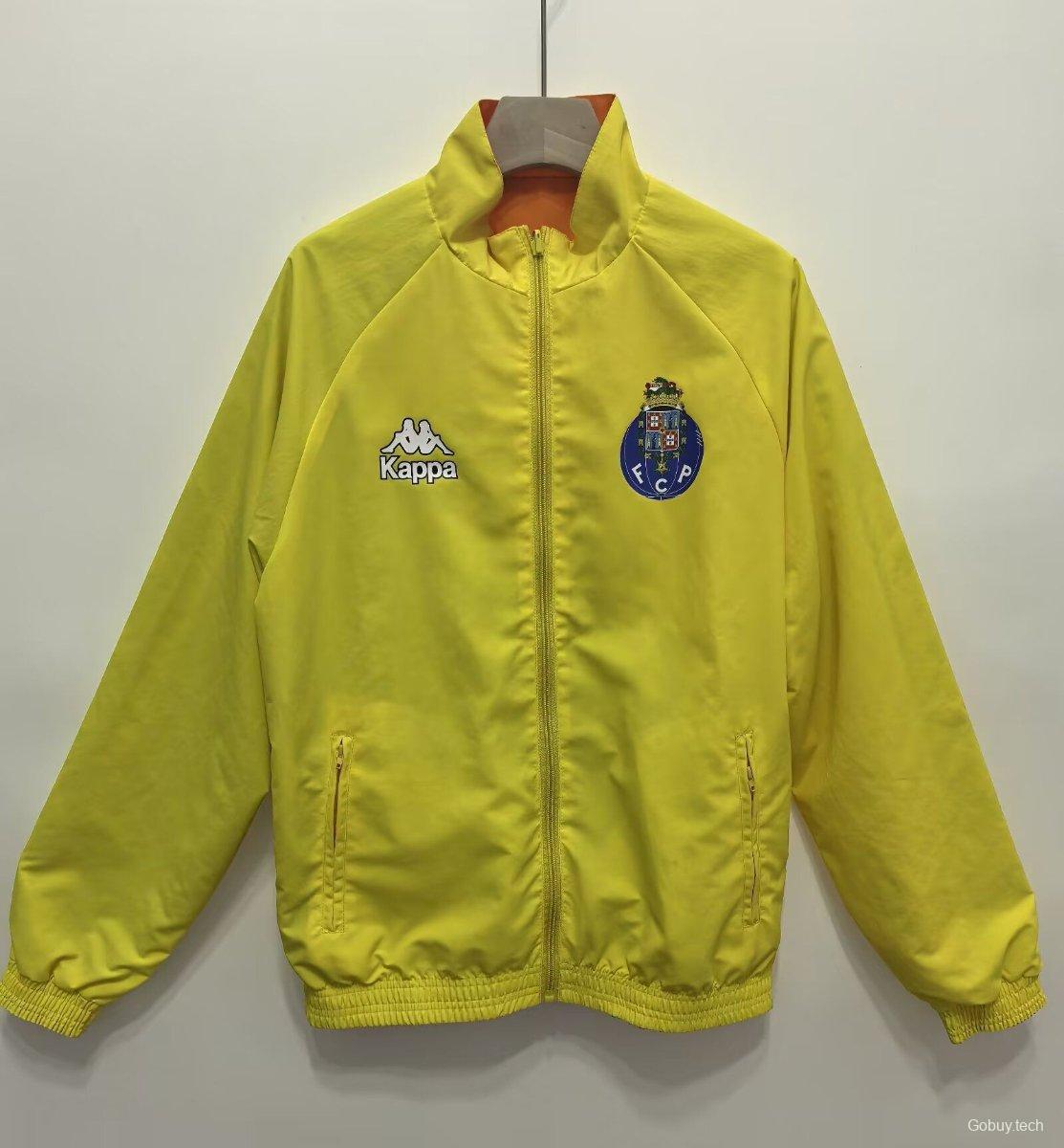 24/25 Porto Orange/Yellow Reversible Windbreaker