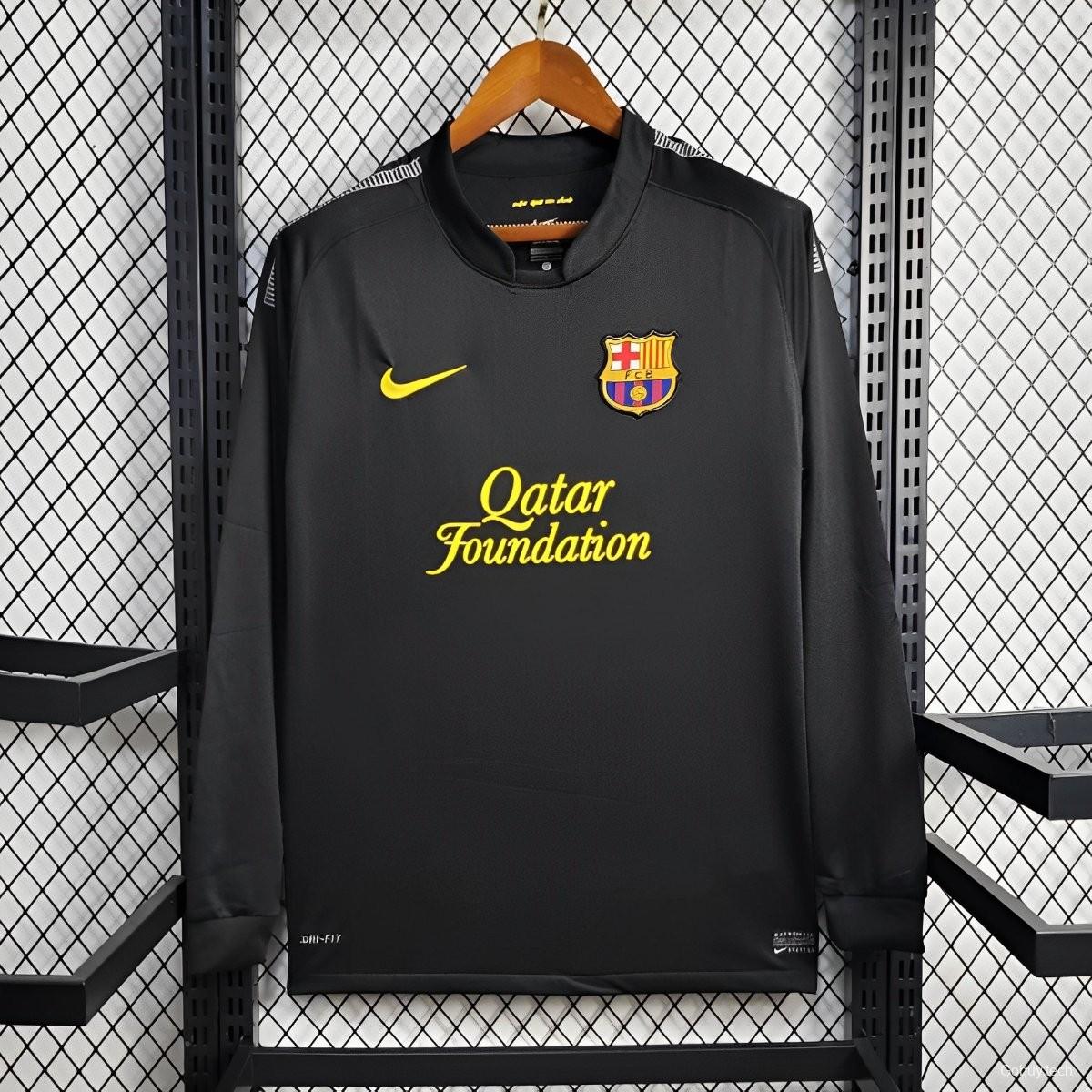 11/12 Retro Barcelona Away Long Sleeve Jersey