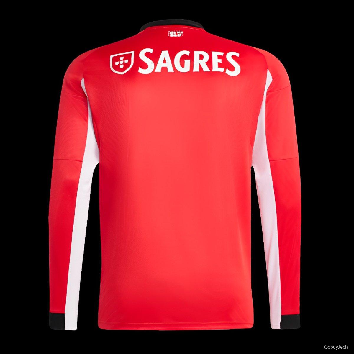 25/26 Benfica Home Long Sleeve Jersey