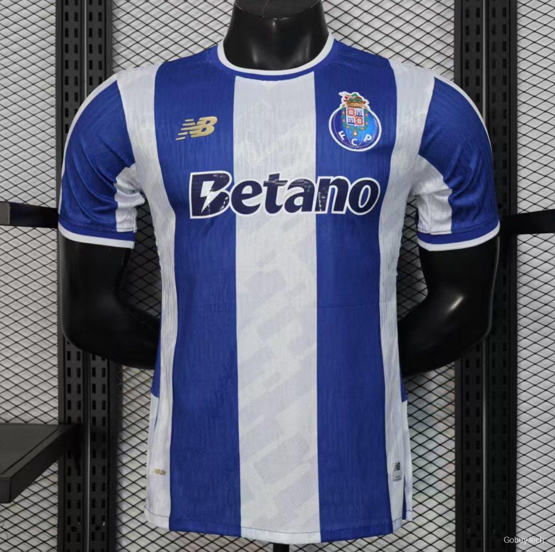 Player Version 25/26 Porto Home Jersey